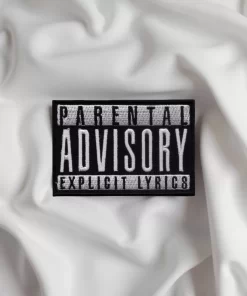 Alternative view of Parental Advisory Explicit Lyrics Patch – Iron-On
