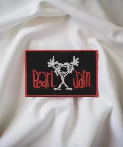 Pearl Jam Stickman Text Logo Patch – Iron-On - Image 2