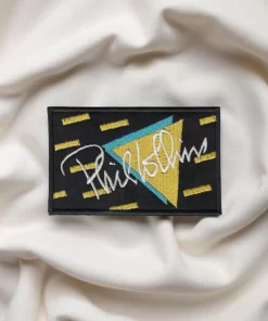 Phil Collins Retro Triangle Patch – Iron-On - Image 2