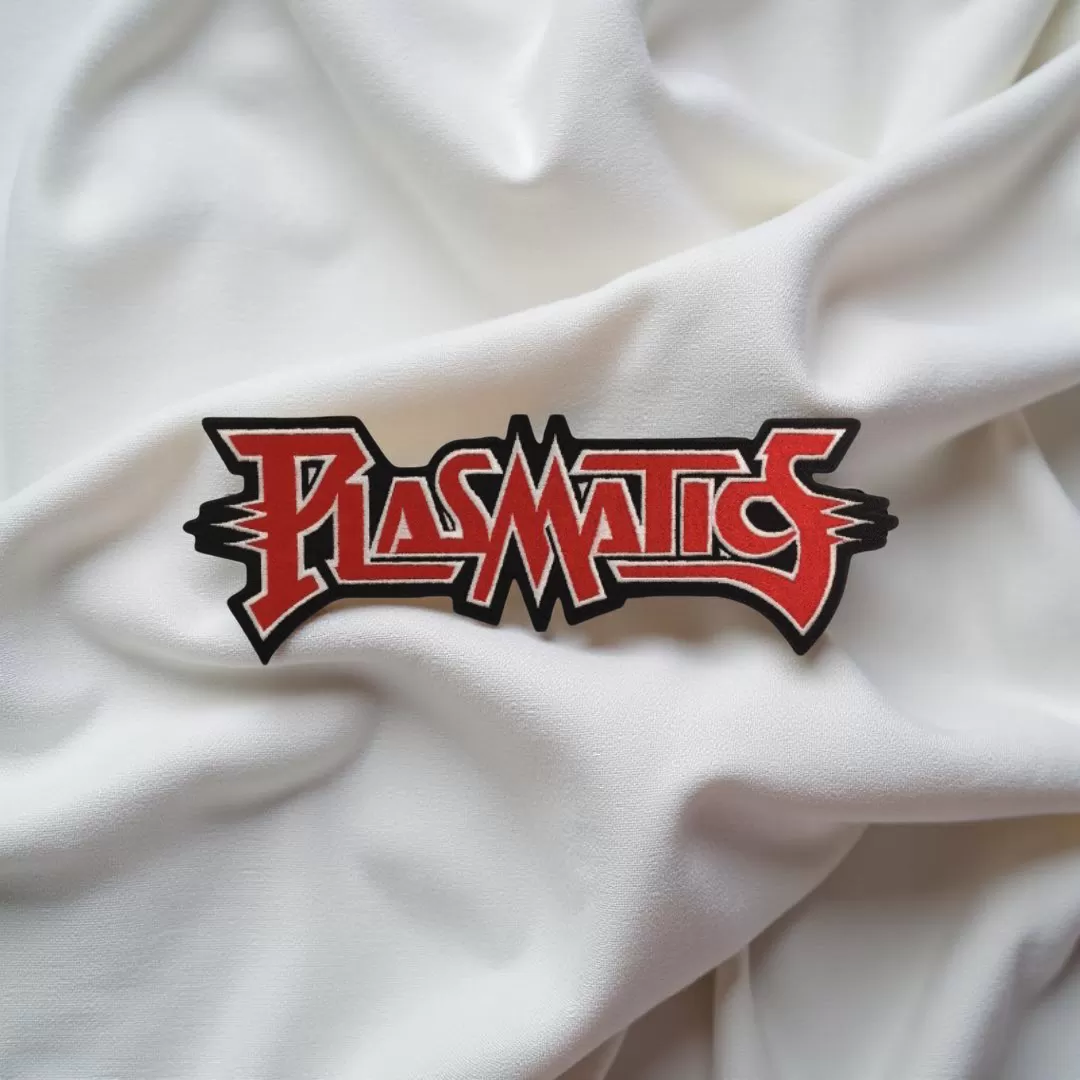 Plasmatics Red Logo Patch – Iron-On - Image 2