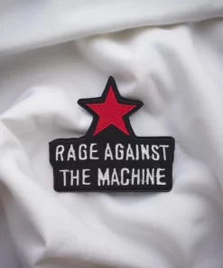 Alternative view of Rage Against The Machine Red Star Logo Patch – Iron-On