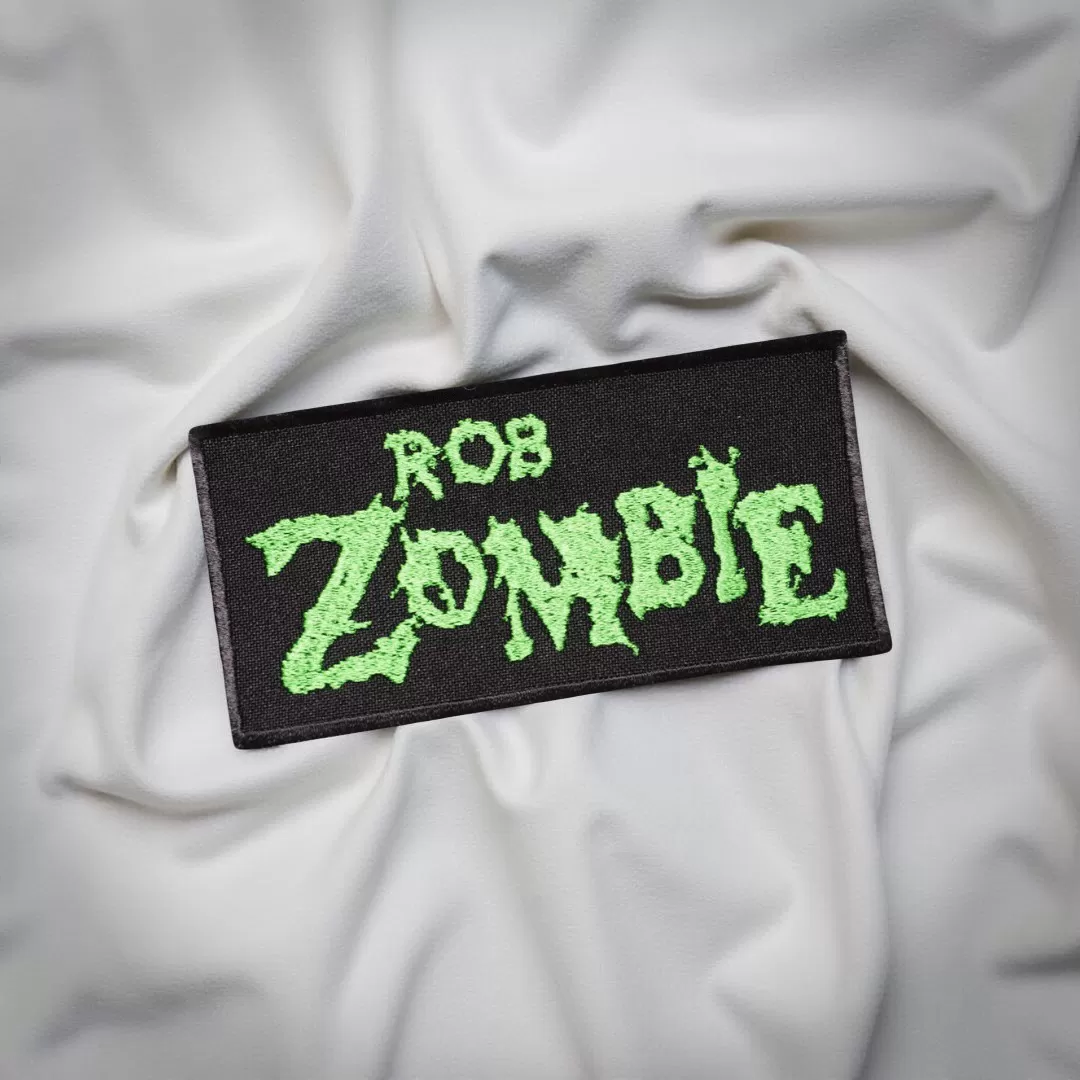 Rob Zombie Green Logo Patch – Iron-On - Image 2