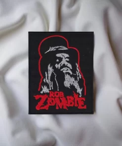 Rob Zombie Portrait Patch – Iron-On - Image 2