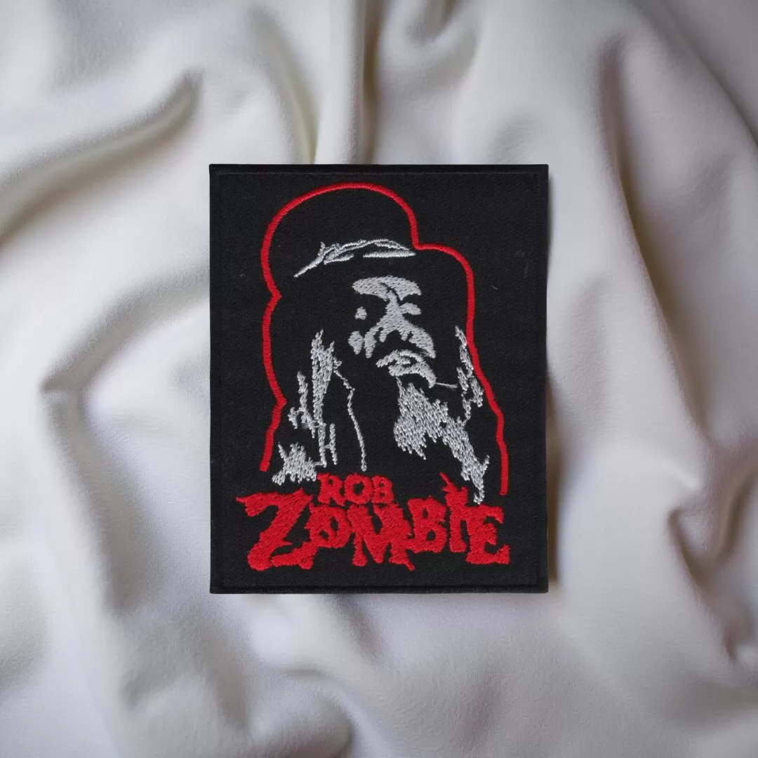 Rob Zombie Portrait Patch – Iron-On - Image 2
