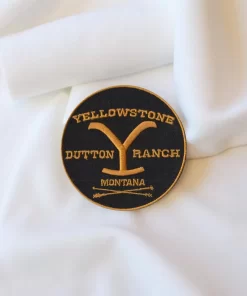 Yellowstone Dutton Ranch Montana Circle Patch (Iron-On) - Image 2