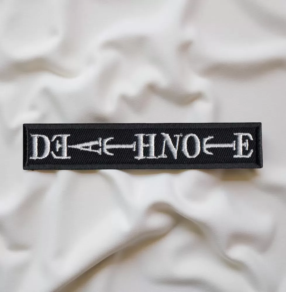 Death Note Gothic Logo Patch – Iron-On