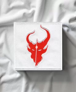 Demon Hunter – Red Demon Skull Logo Patch – Iron-On