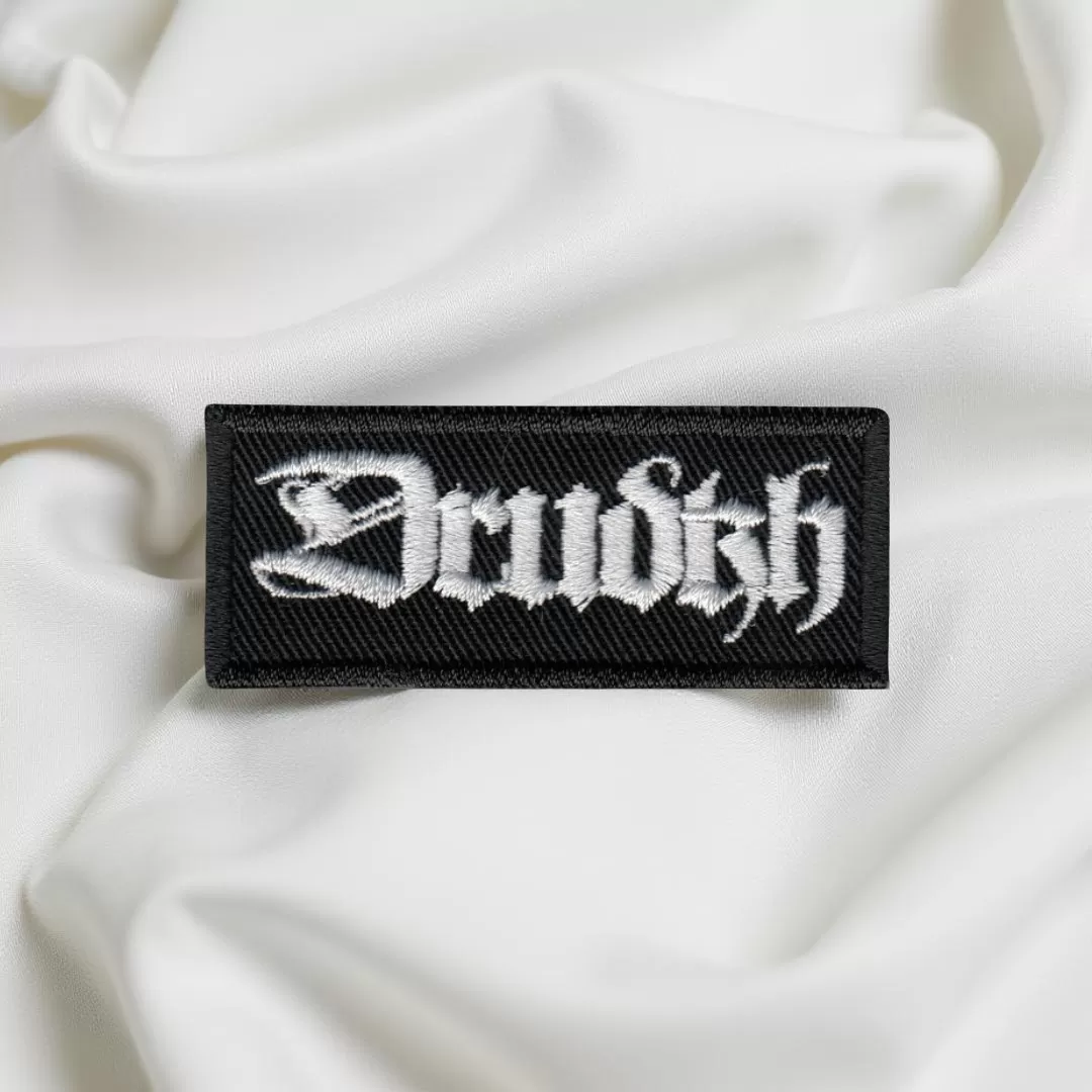 Drudkh Rectangular Logo Patch – Iron-On