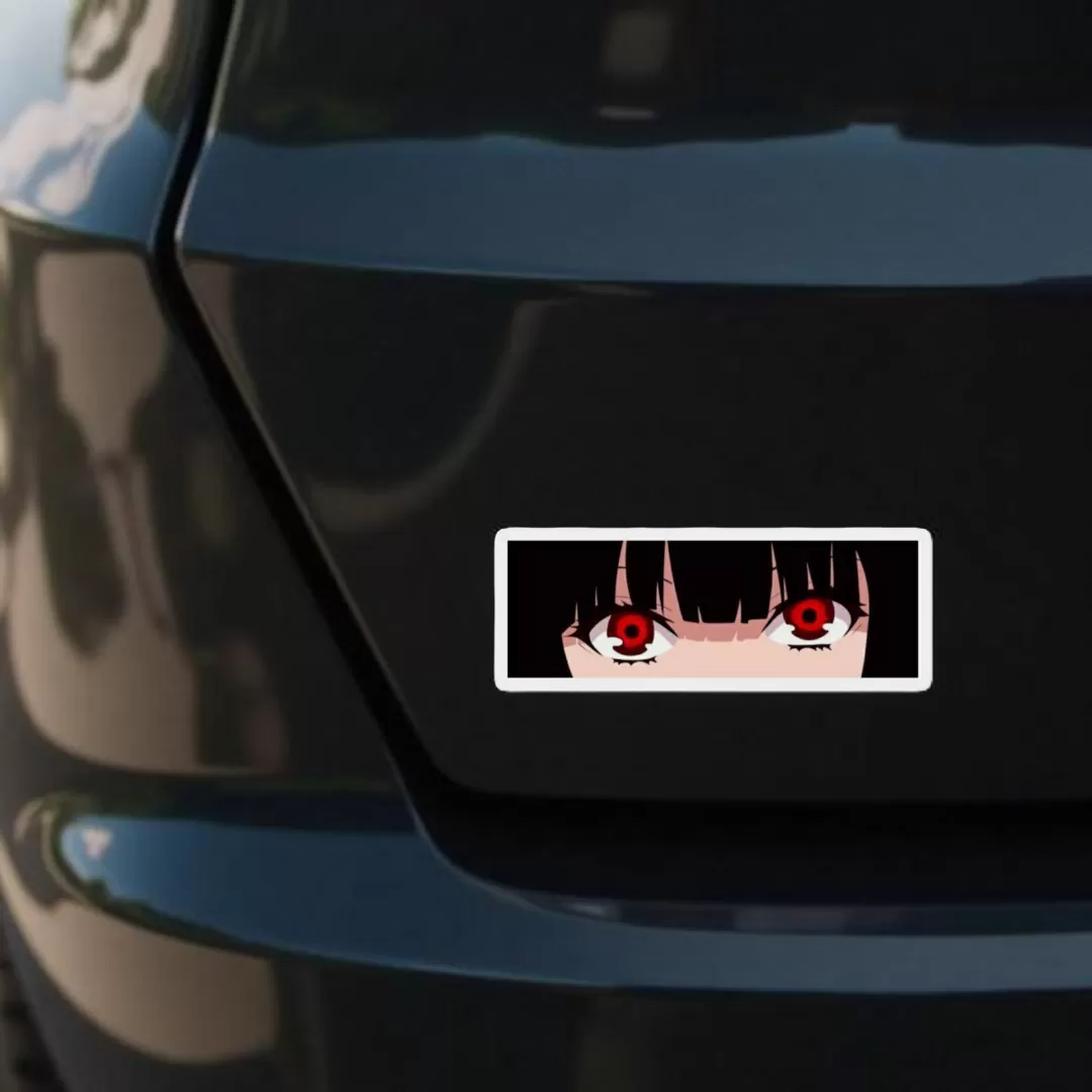 Red Eyes Anime Car Sticker β 5.9 Inch Waterproof Vinyl Decal 2pcs. - Image 3