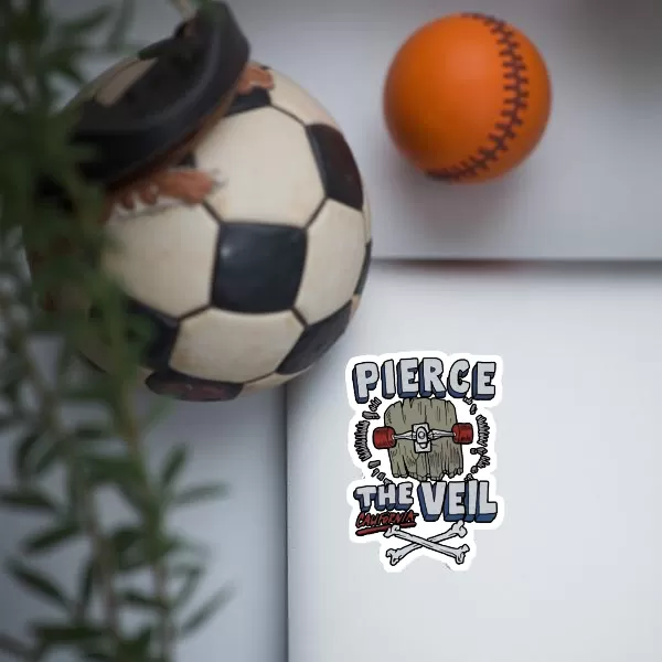 Pierce the Veil-Inspired California Skateboard Vinyl Sticker – 4 Inch - Image 4