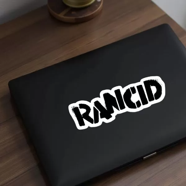 2pcs Rancid-Inspired Logo Sticker – 4 Inch Punk Rock Vinyl Decals - Image 4