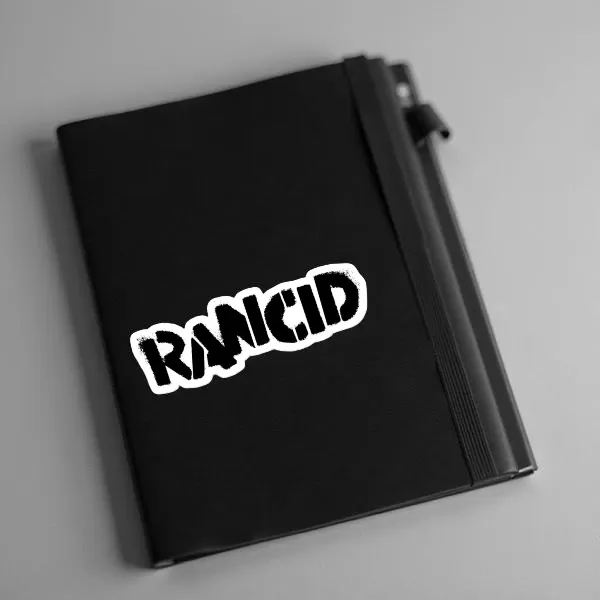 2pcs Rancid-Inspired Logo Sticker – 4 Inch Punk Rock Vinyl Decals - Image 3