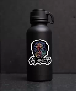 Ministry Stickers (2pcs Set) – Dark Skull & Demon Art – 4 Inch Waterproof Vinyl - Image 4