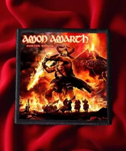 Amon Amarth Surtur Rising Patch | 4"x4" Sublimated Viking Metal Patch