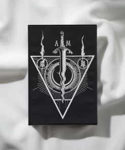 Limited Edition Occult Sword & Sigil Patch – Mystical Triangle Design (13.2cm x 9.2cm)