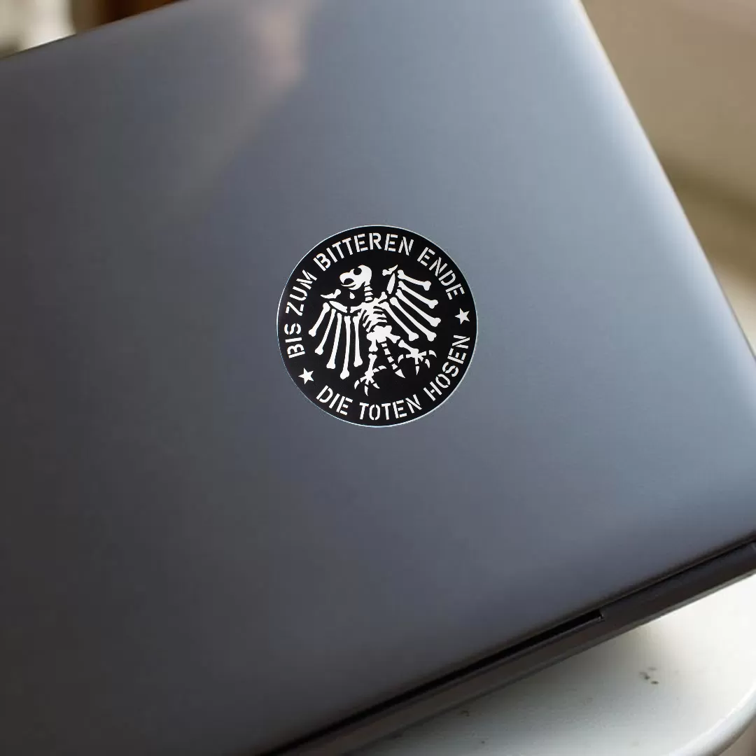 Die Toten Hosen Stickers (2pcs) – Bis zum bitteren Ende Logo - Image 3