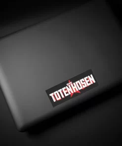 Die Toten Hosen Stickers (2pcs) – Red Star Logo Design - Image 4