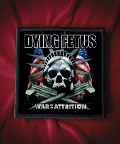 Dying Fetus War of Attrition Patch | 4"x4" Sublimated Death Metal Patch