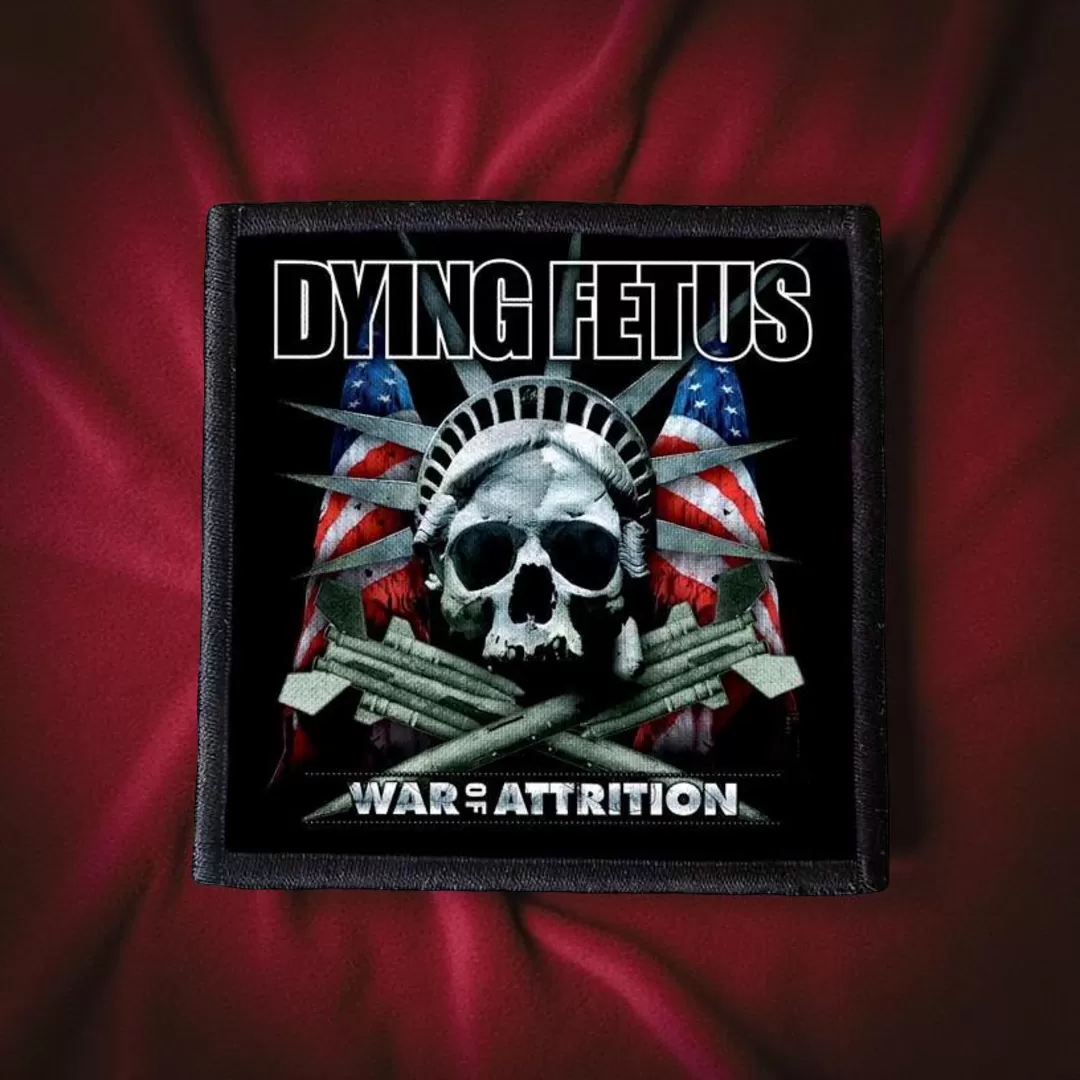 Dying Fetus War of Attrition Patch | 4"x4" Sublimated Death Metal Patch