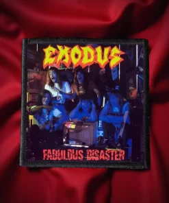 Exodus Fabulous Disaster Patch | 4"x4" Sublimated Thrash Metal Patch