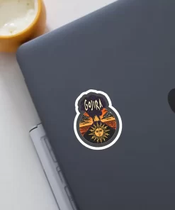 Gojira Volcano Sun Vinyl Stickers (2pcs) β Heavy Metal Band Decal - Image 3