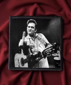 Johnny Cash Patch | 4"x4" Sublimated Rock & Country Music Patch
