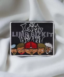 Limited Edition Limp Bizkit-Inspired Patch – Cartoon Band Embroidery (10cm x 7.8cm)
