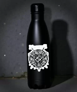 Machine Head Stickers (2pcs Set) – Black & White Lion Crest Logo – 4 Inch Waterproof Vinyl - Image 4