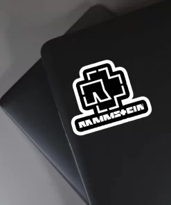Rammstein Stickers (2pcs) – Classic Logo Design - Image 3