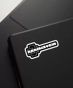 Rammstein Stickers (2pcs) – Classic Band Logo - Image 4