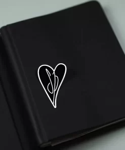 Smashing Pumpkins Stickers (2pcs Set) – Black Heart Logo Rock Band Art – 4 Inch Waterproof Vinyl - Image 3