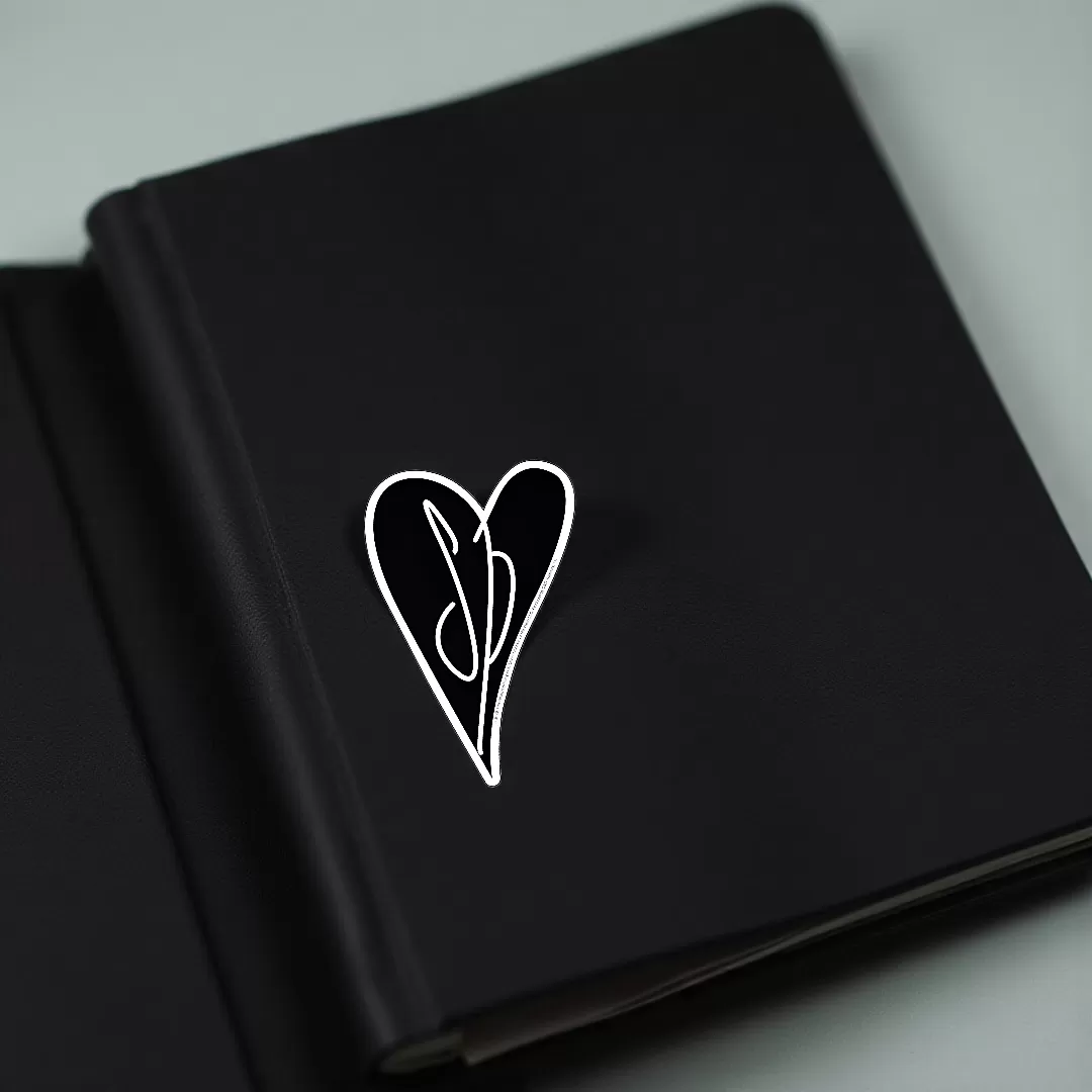Smashing Pumpkins Stickers (2pcs Set) – Black Heart Logo Rock Band Art – 4 Inch Waterproof Vinyl - Image 3