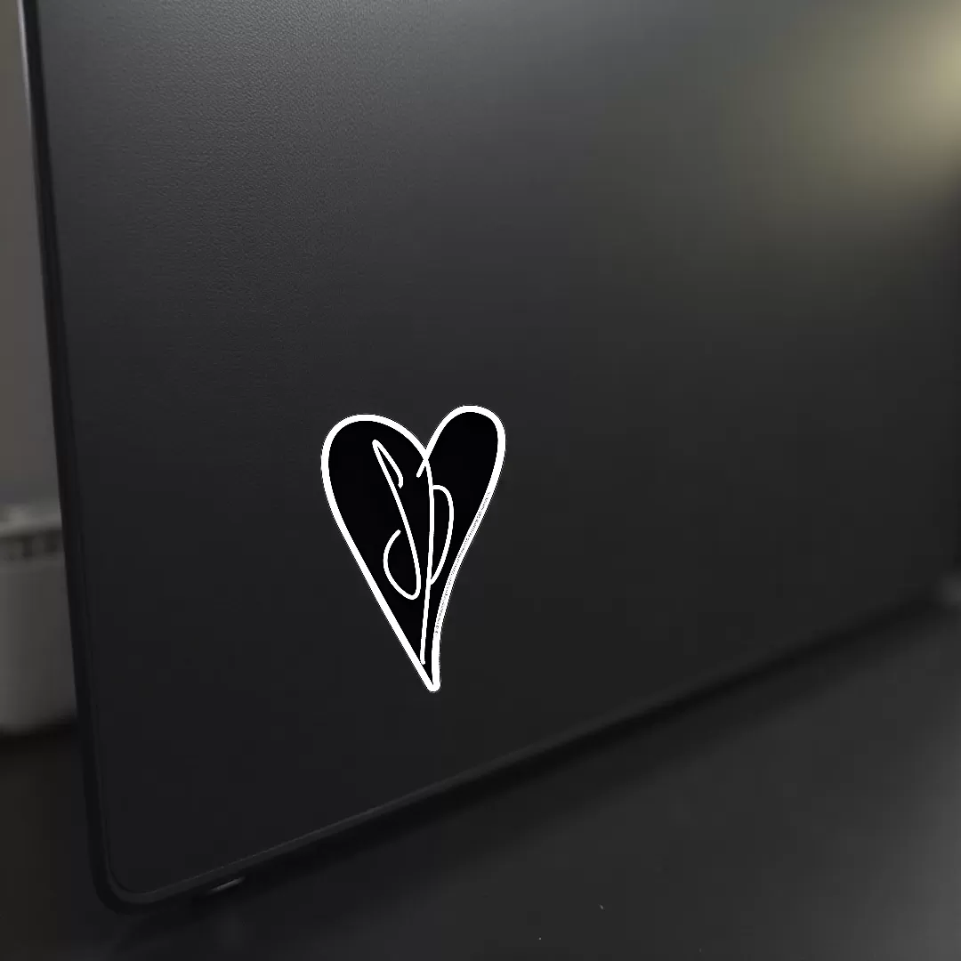 Smashing Pumpkins Stickers (2pcs Set) – Black Heart Logo Rock Band Art – 4 Inch Waterproof Vinyl - Image 4