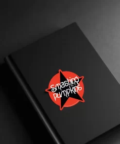 Smashing Pumpkins Stickers (2pcs Set) – Red Star Logo Rock Band Art – 4 Inch Waterproof Vinyl - Image 4