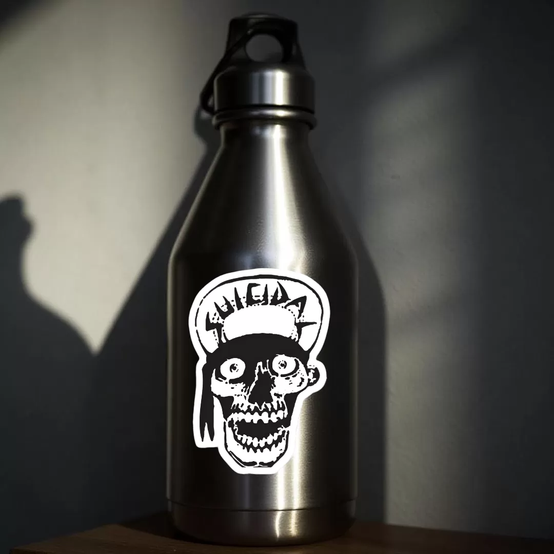 Suicidal Tendencies Stickers (2pcs Set) – Punk Rock Skull Logo – 4 Inch Waterproof Vinyl - Image 4