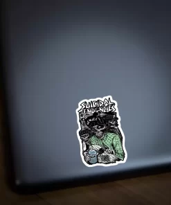 Suicidal Tendencies Stickers (2pcs Set) – Venice Punk Skull Art – 4 Inch Waterproof Vinyl - Image 4