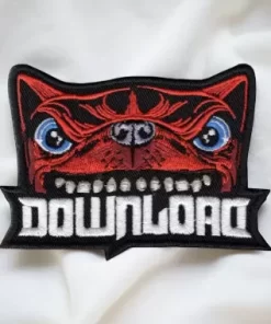 Limited Edition Download Festival Patch – Download Dog Embroidered Design