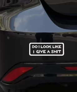 Funny Attitude Sticker – “Do I Look Like I Give a Sh*t” Car Decal – 5.9 Inch Waterproof Vinyl 2pcs. - Image 4