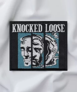 Limited Edition Knocked Loose Patch – Laugh Tracks Mask Art (Square)