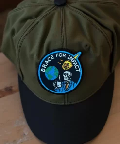 Brace for Impact Patch – 3" Embroidered Hook & Loop Morale Patch - Image 4