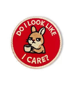 Do I Look Like I Care? Patch – 3" Embroidered Hook & Loop Morale Patch