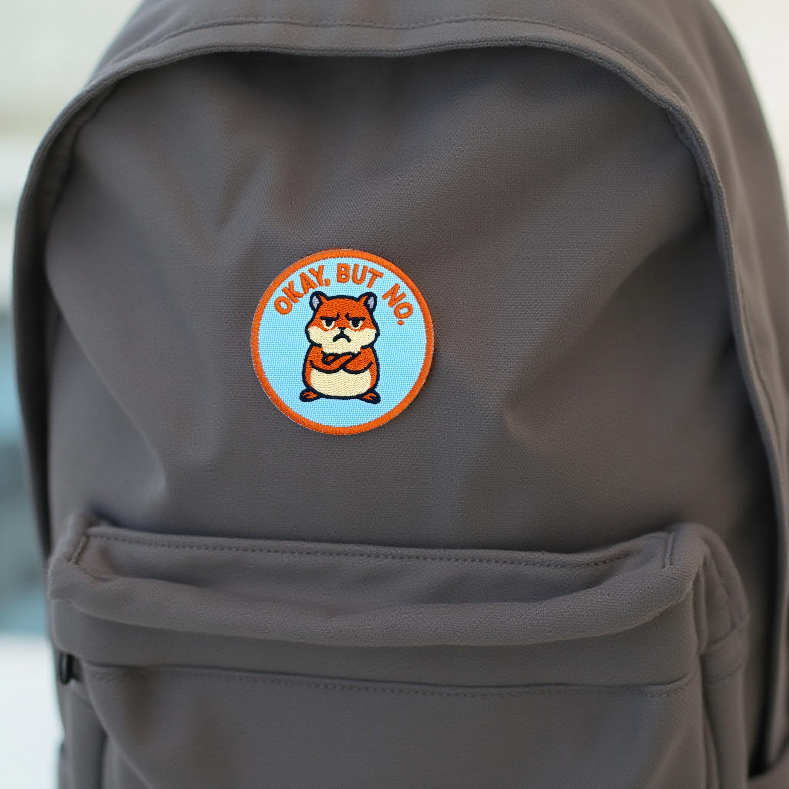 Okay, But No Patch – 3" Embroidered Hook & Loop Morale Patch - Image 3
