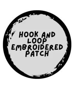 Hook and Loop Embroidered Patch