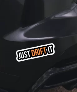 “Just Drift It” Car Sticker – JDM Drift Racing Vinyl Decal – 5.9 Inch Waterproof 2pcs - Image 4