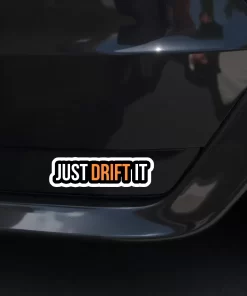 “Just Drift It” Car Sticker – JDM Drift Racing Vinyl Decal – 5.9 Inch Waterproof 2pcs - Image 3