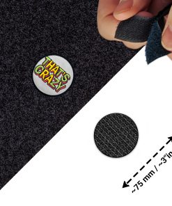 That’s Crazy Patch – 3" Embroidered Hook & Loop Morale Patch - Image 2