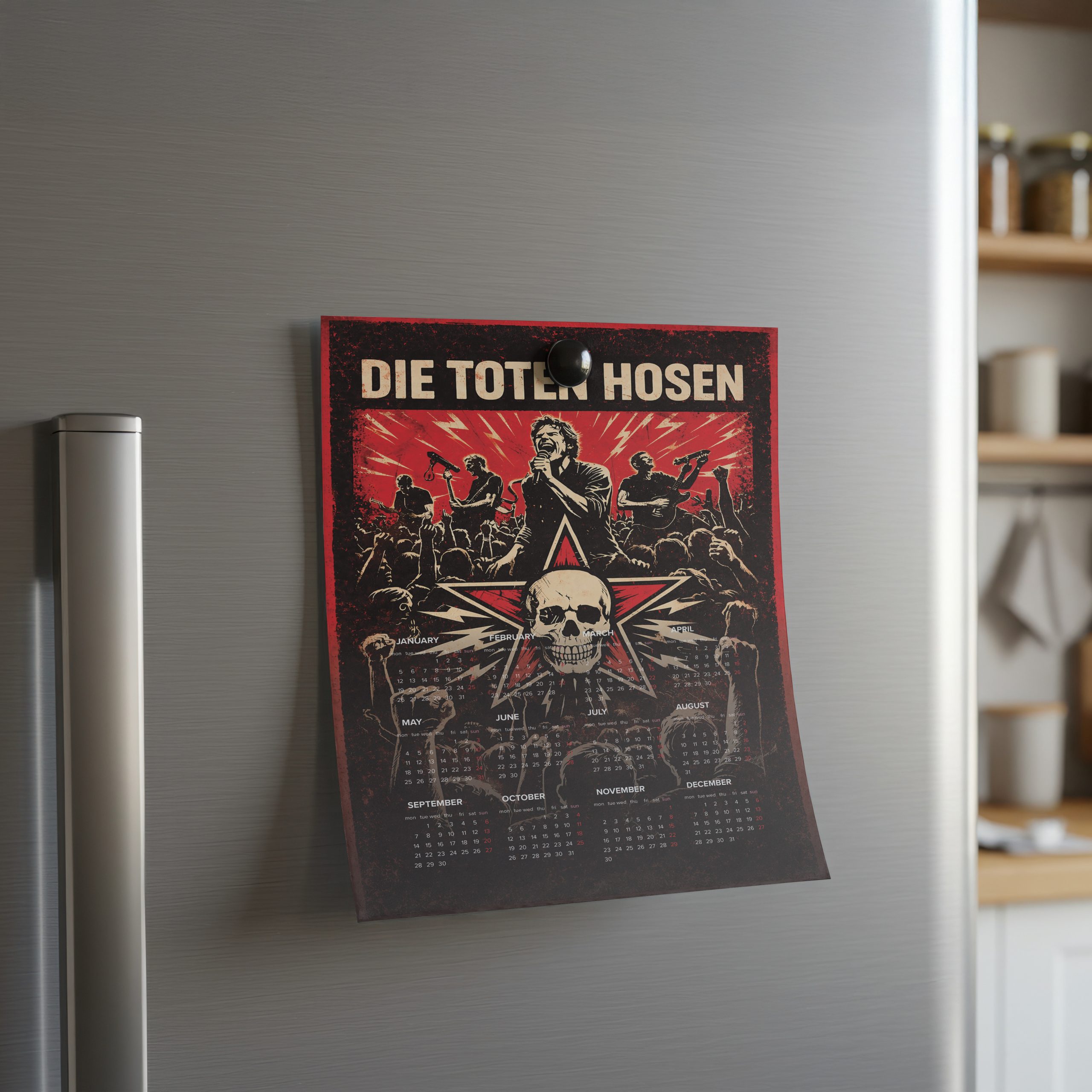 Die Toten A3 Wall Calendar — Dark Art Print for 2026 - Image 2