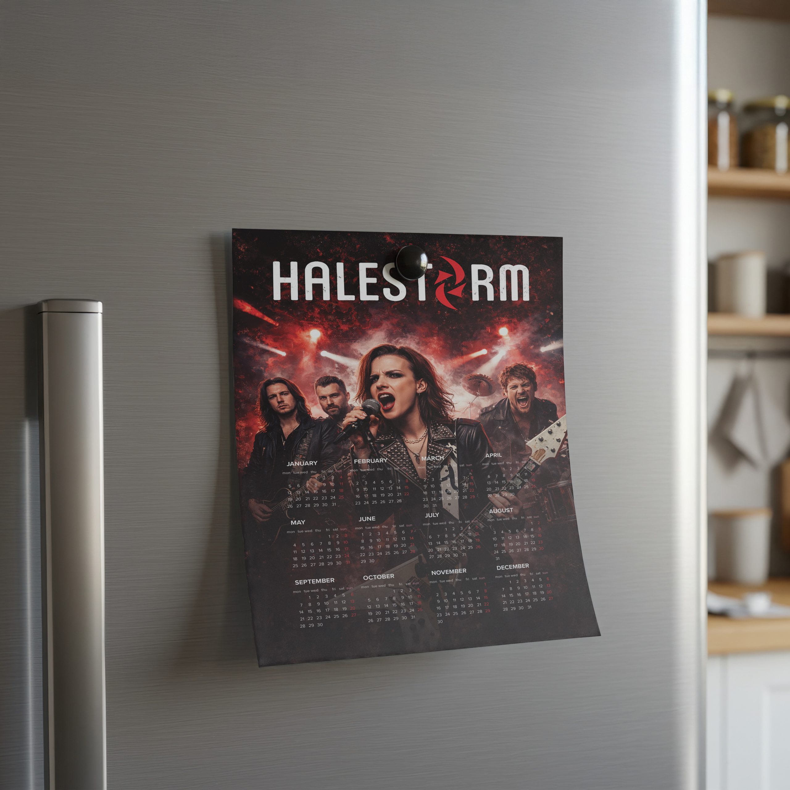 Halestrom A3 Wall Calendar — Dark Art Print for 2026 - Image 2