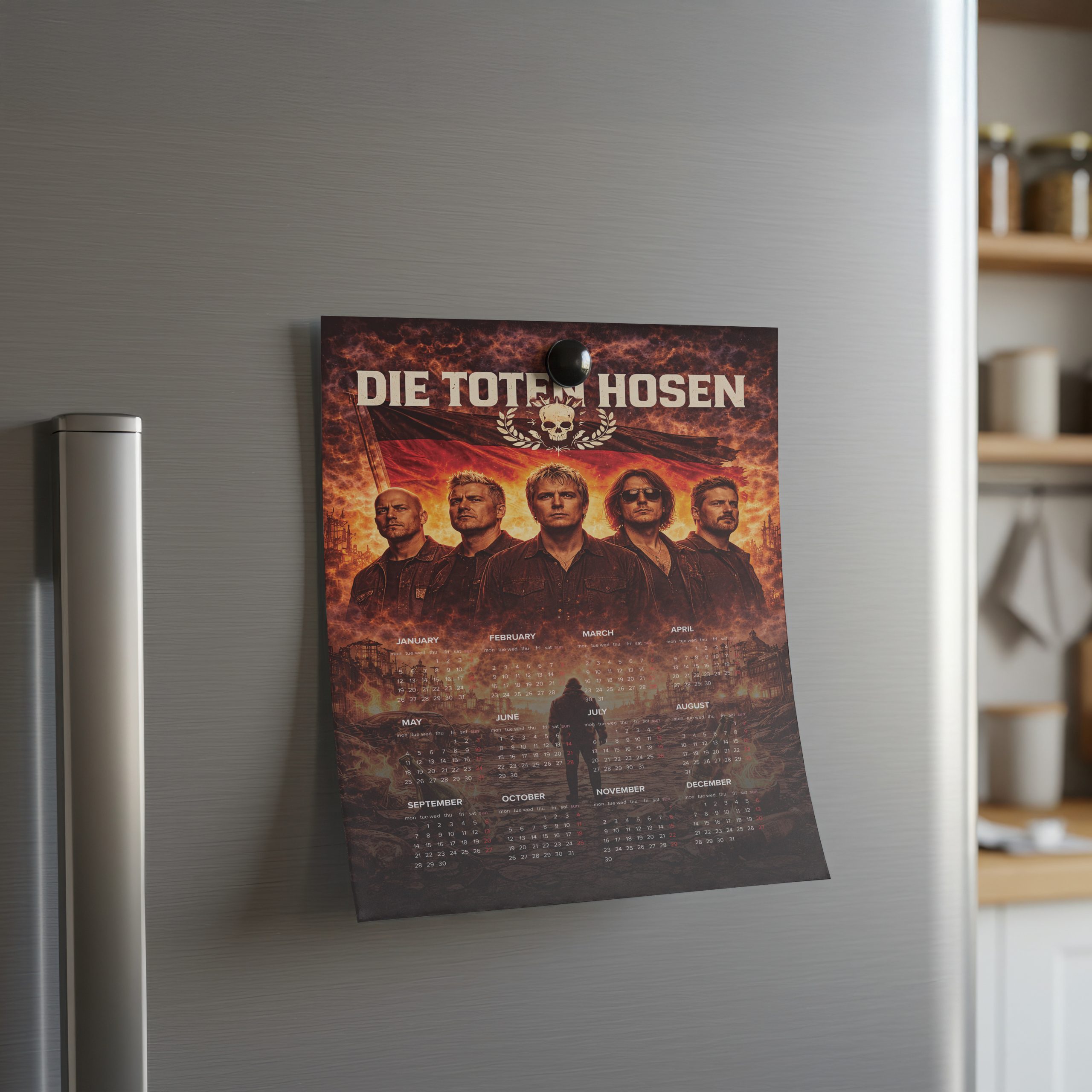 Die Toten A3 Wall Calendar — Dark Art Print for 2026 - Image 2
