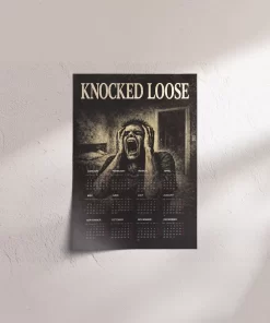 Knocked Loose A3 Wall Calendar — Dark Art Print for 2026